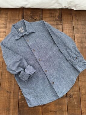 Tommy Bahama Boys Blue Button-Down Shirt